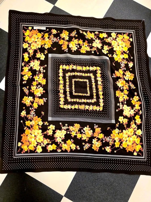 Vintage 1970's P. Florauce Scarf