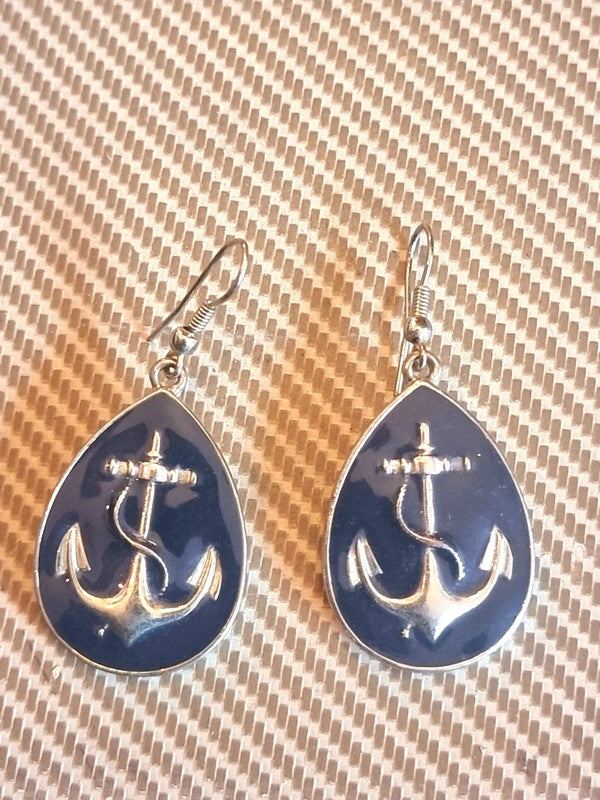 Vintage Anchor Earrings