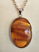 Vintage Gemstone Pendant Necklace