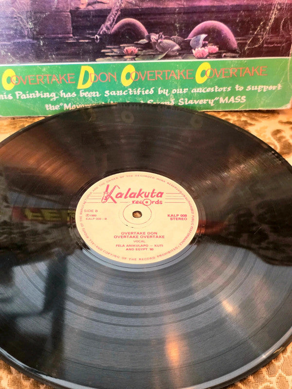 Fela Anikulapo-Kuti & Egypt '80 – Overtake Don Overtake Overtake Vinyl Record