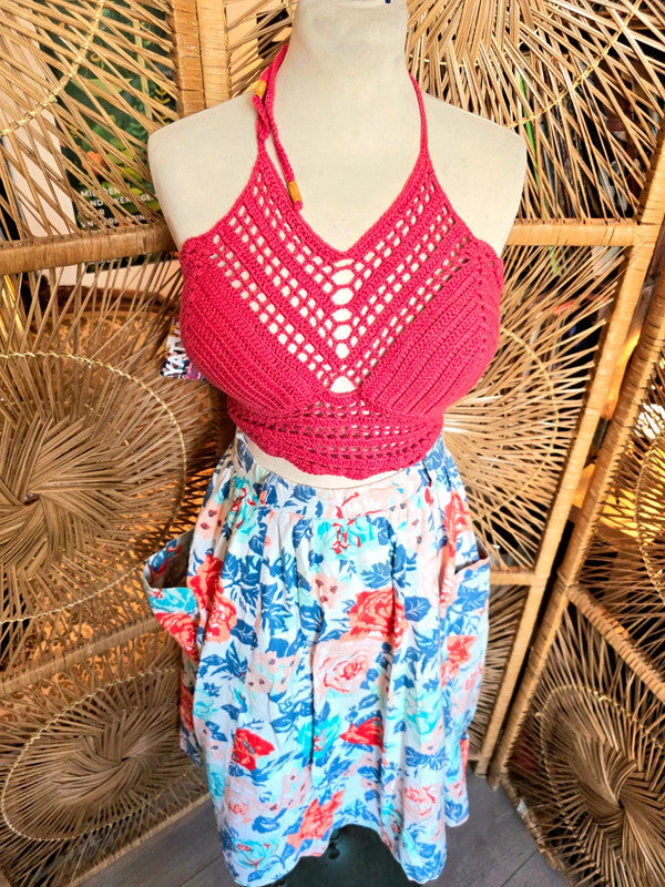 Vintage Crochet Halter Top