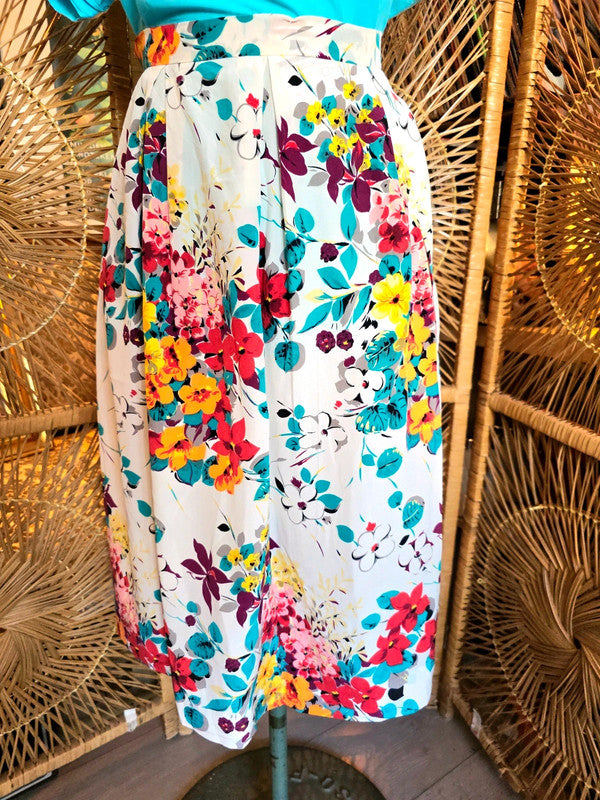 Vintage 80's/90's Floral Skirt