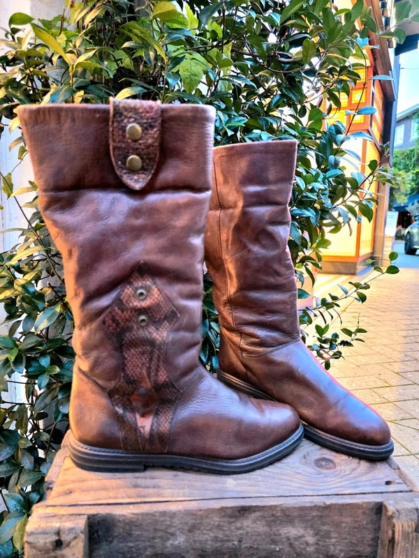 Vintage 80´s Leather Boots