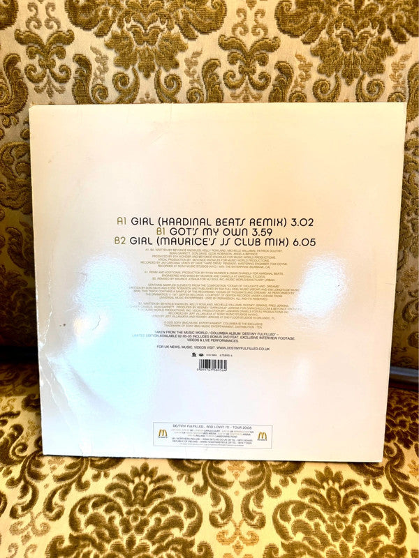 Destiny's Child – Girl Vinyl Record