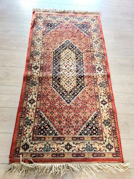 The Masterpiece Collection: Authentic Persian Bidjar Accent Rug