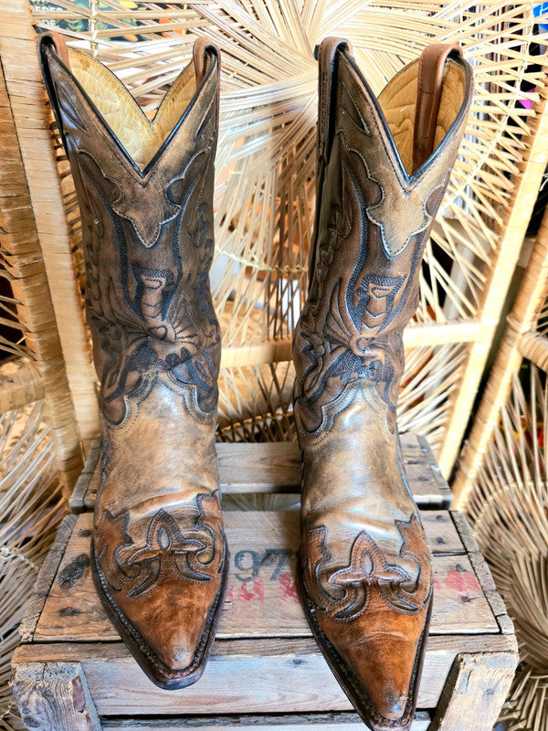 Vintage 70's Mezcalero Cowboy Boots