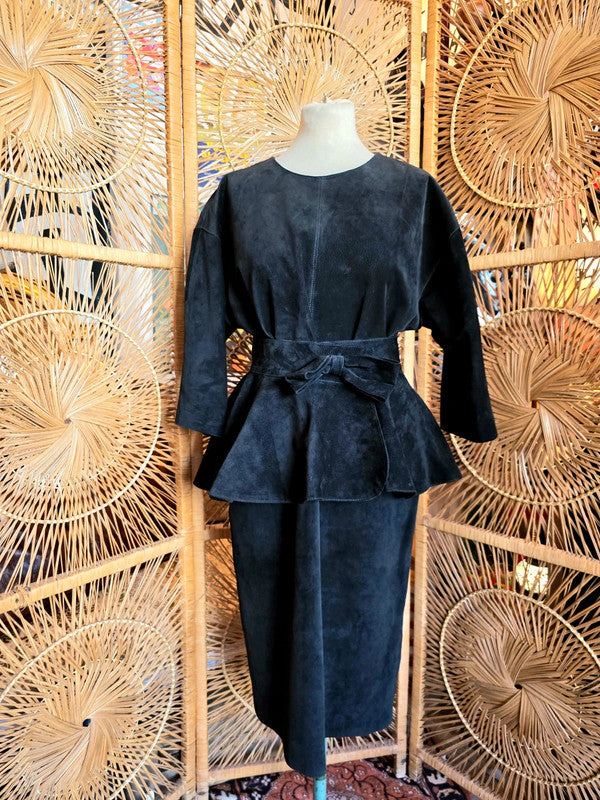 Vintage 80's Peplum Dress