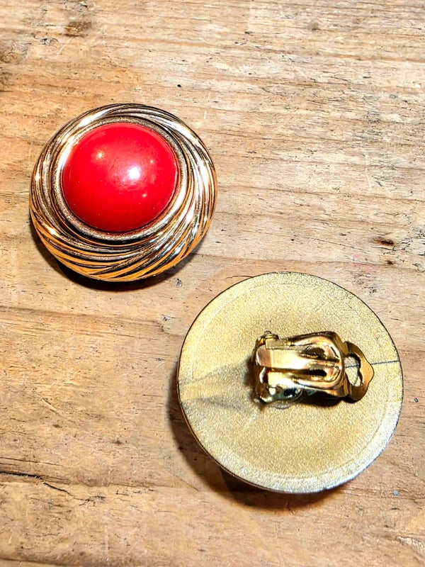 Vintage 80's Clip-On Earrings
