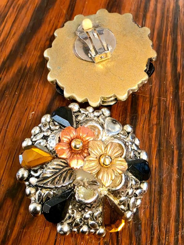 Deadstock Brand New Vintage 80s Clip-on Earrings