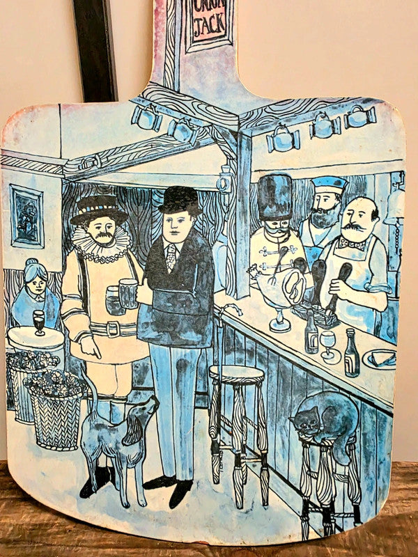 Vintage British-Made Cutting Board
