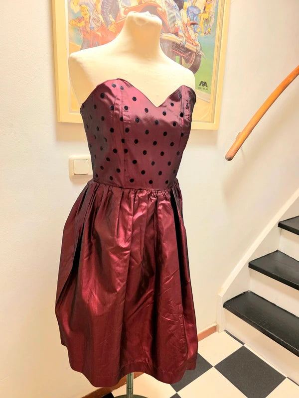 Vintage 90's Monique Brouns Strapless Dress