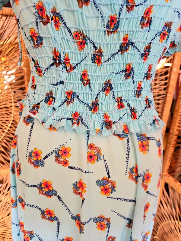 Vintage 70's Smocked Sundress