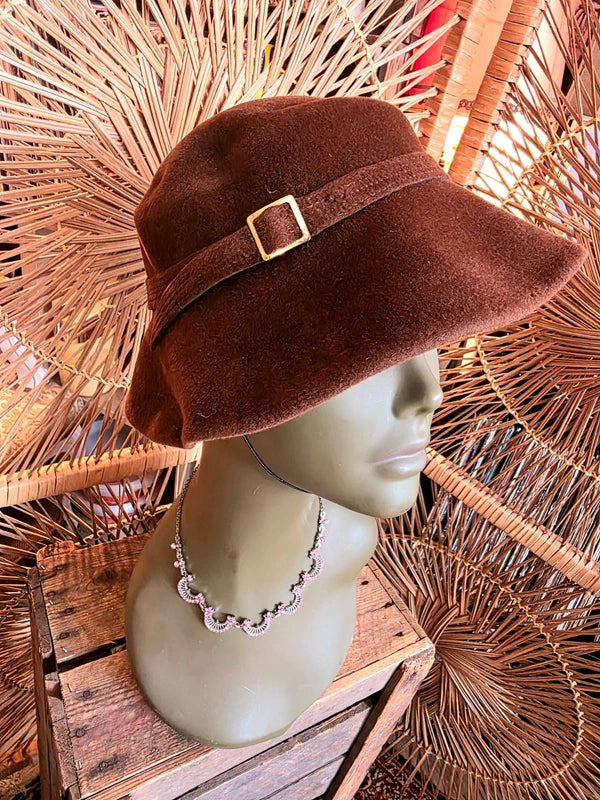 Vintage 50's Cloche Hat
