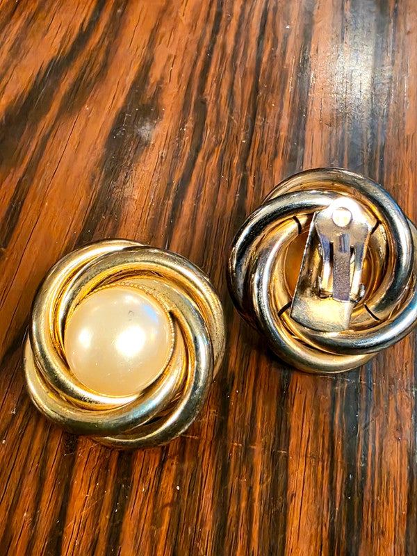 Deadstock Brand New Vintage 80s Clip-on Earrings