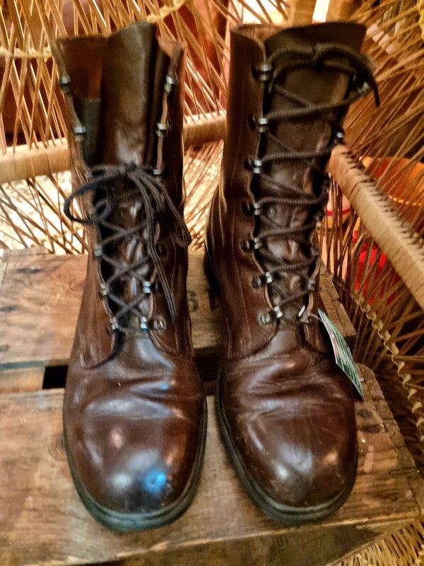 Mens vintage military boots on sale