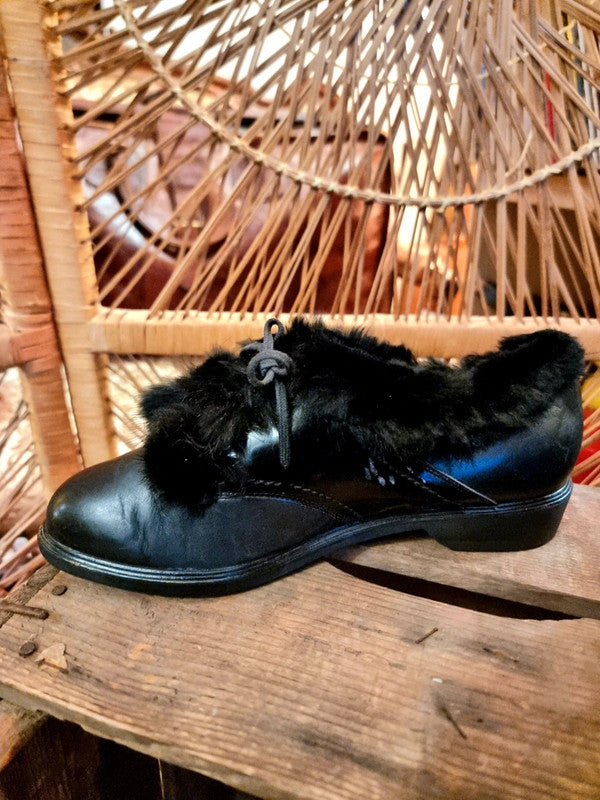 Vintage 1980s Spiess Modell Slip on Shoes