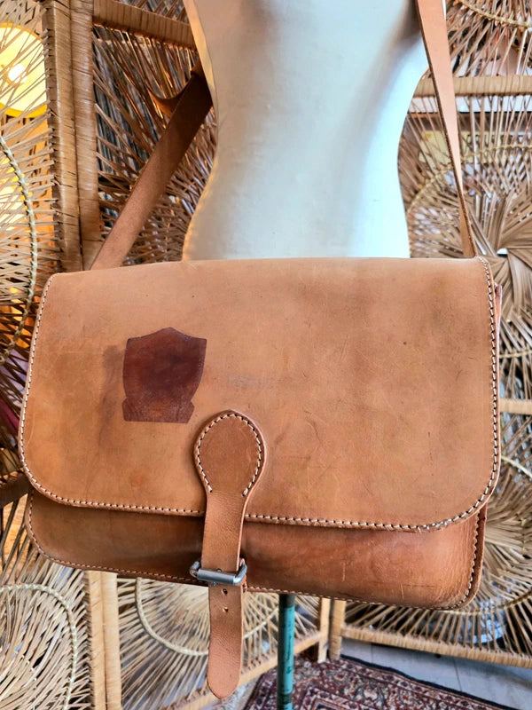 Vintage 70's Messenger Bag
