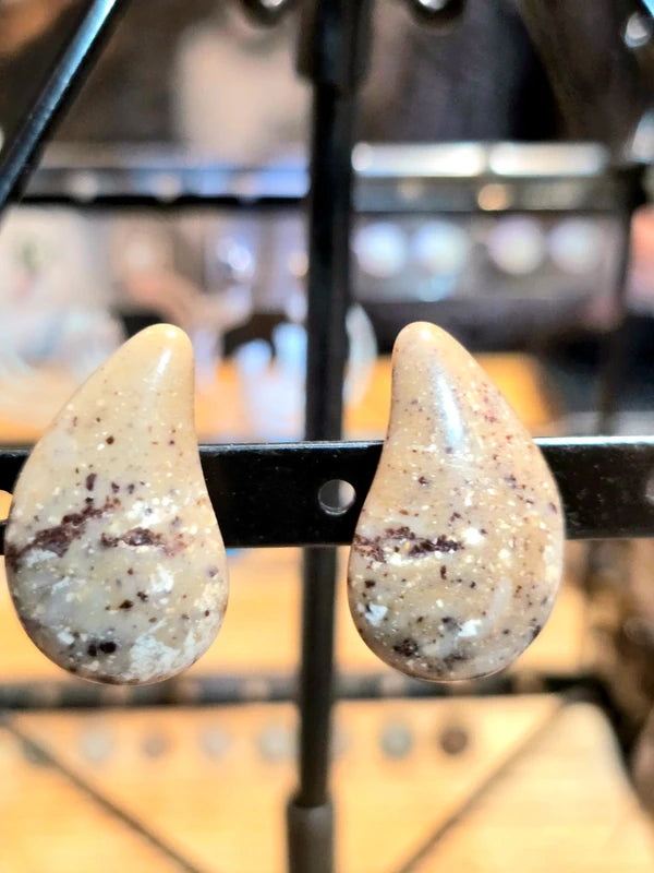 Vintage 80's Lucite Clip-On Earrings