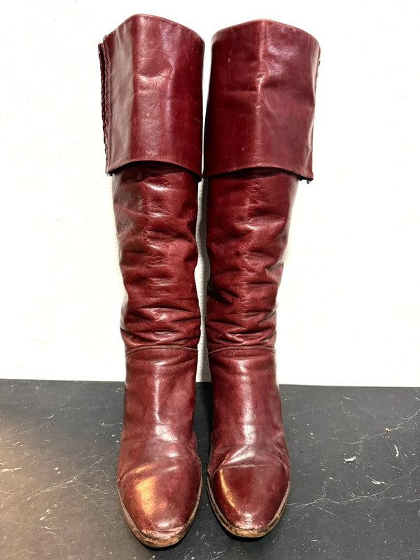 Vintage 80s Pull up boots
