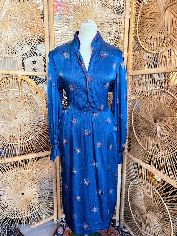 Vintage 70's Roger Mahr Midi Dress