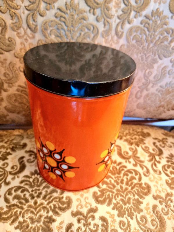 Vintage 70's Storage Tin