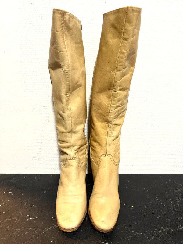 Vintage 80s zip up boots