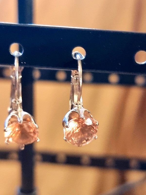 Vintage 80's Gemstone Earrings