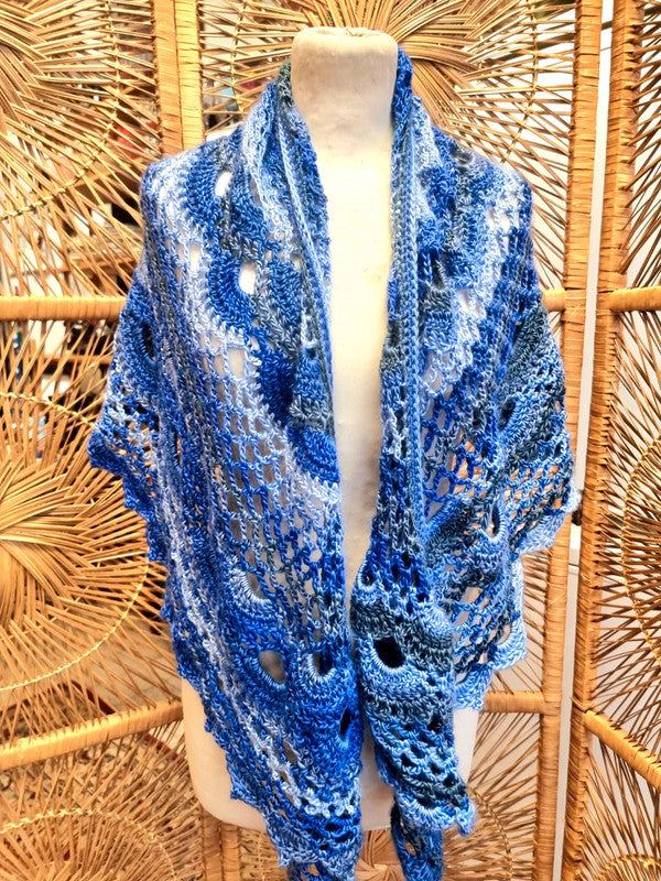 Vintage Knitwear Scarf Shawl