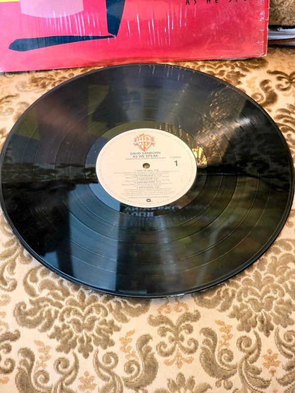David Sanborn – As We Speak Vinyl Record