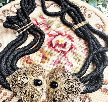 Yves Saint Laurent Belt Spring 1982 Fashion Show Collection