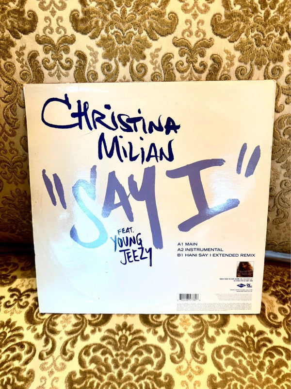 Christina Milian Ft. Young Jeezy – Say I Vinyl Record