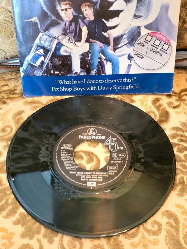 Pet Shop Boys – What Have I Done To Deserve This? Vinyl Record