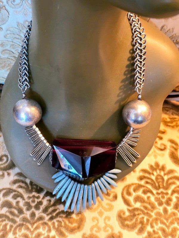 Vintage 70's/80's Art Deco Necklace