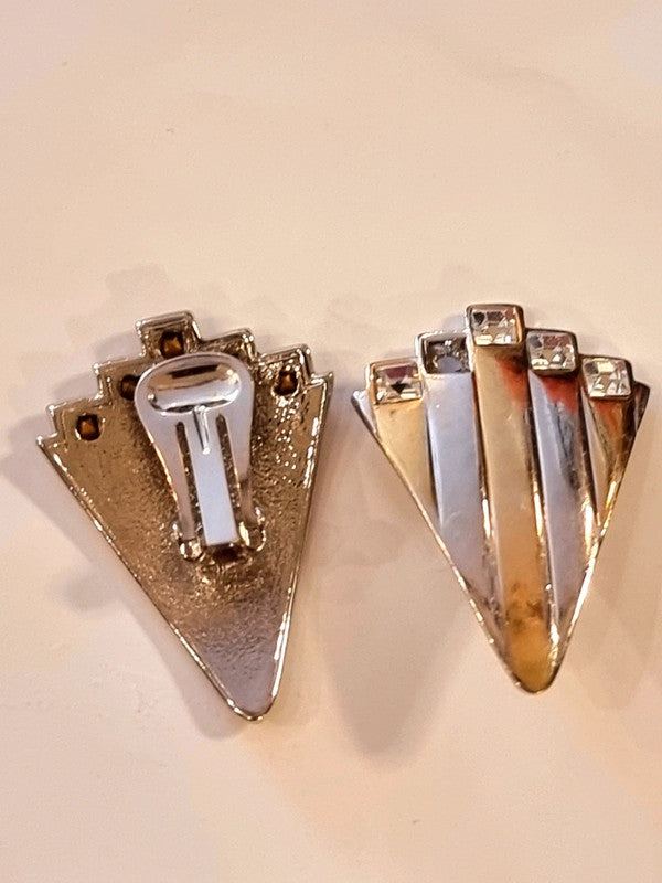 Vintage 80's Clip-On Earrings