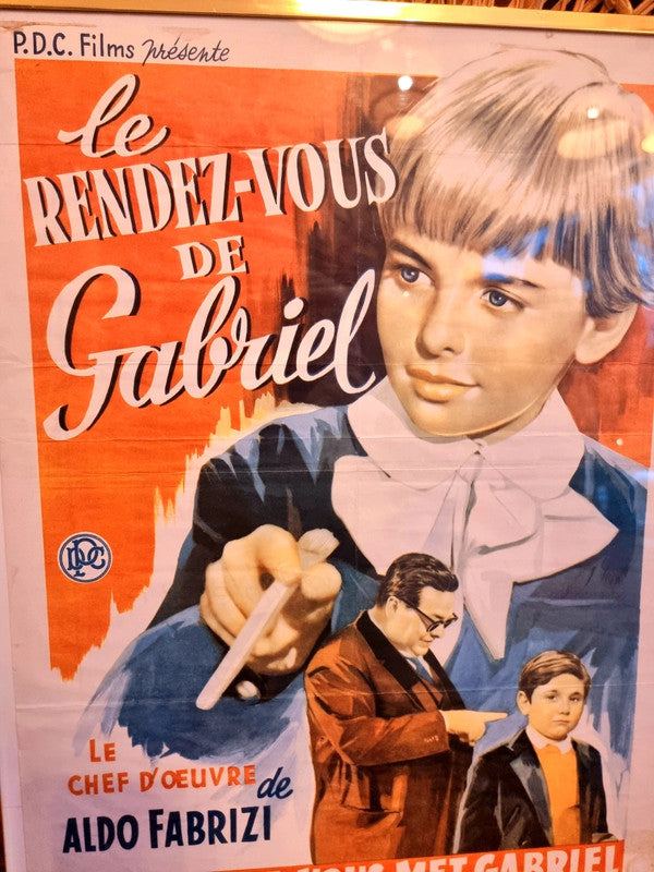 Vintage Le rendez-vous De Gabriel Poster