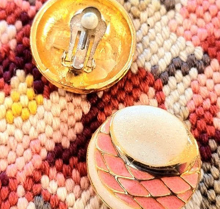Vintage 80's Balenciaga Clip-On Earrings