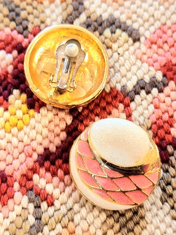 Vintage 80's Balenciaga Clip-On Earrings