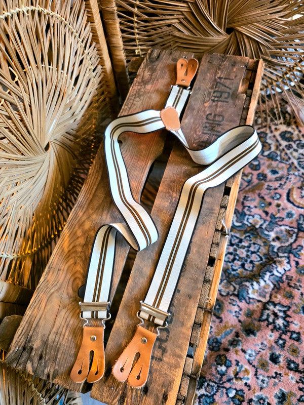 Vintage 60's/70's Striped Braces