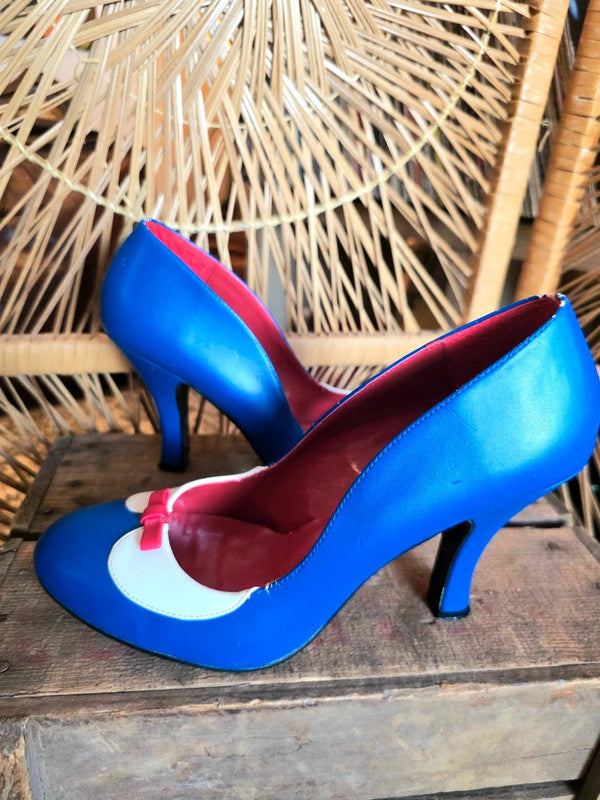 Retro Pin Up Couture Heel Shoes