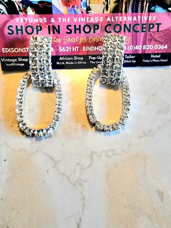 Vintage 80s Pierced Earrings