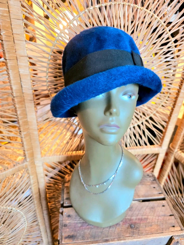 Vintage 60's Edwardian Fedora Hat