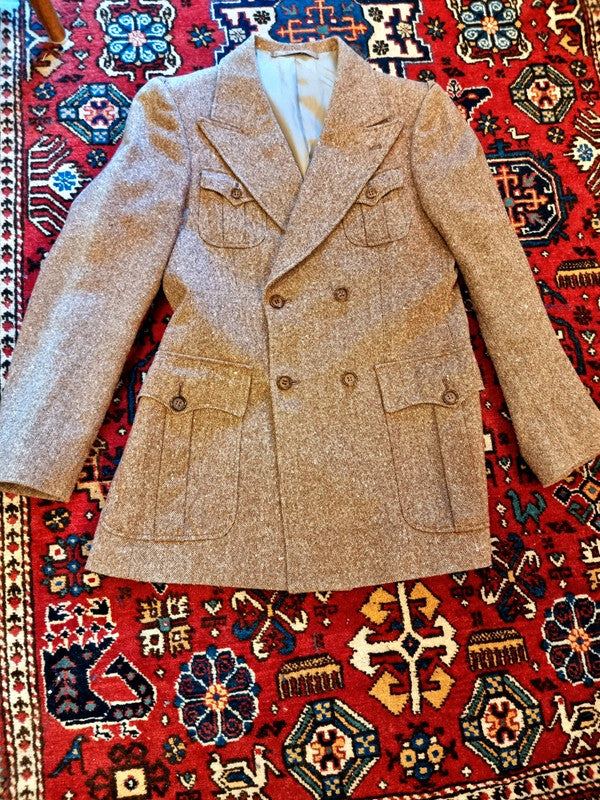 Vintage 70's Flared Trouser Suit