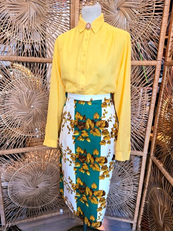 Vintage 70s Stewardess Shirt - Blouse