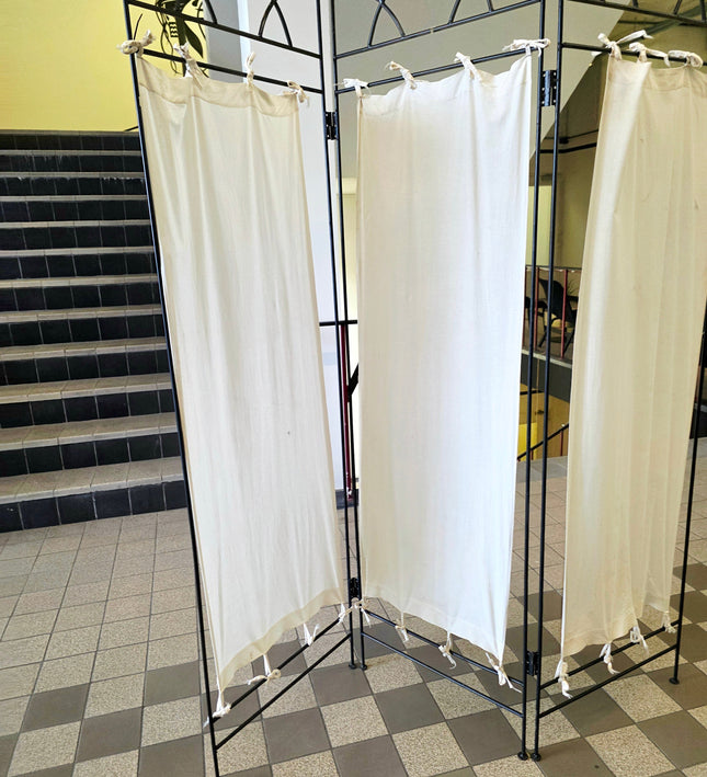 3 - Panel Folding Room Divider / Privacy Screen - Yatva