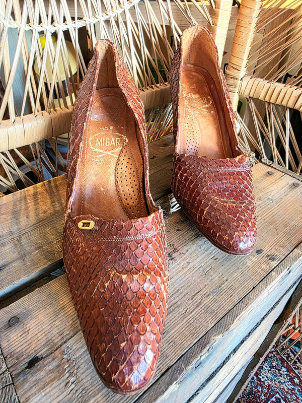 Vintage 50´s Migar Croc Shoes