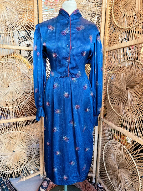 Vintage 70's Roger Mahr Midi Dress