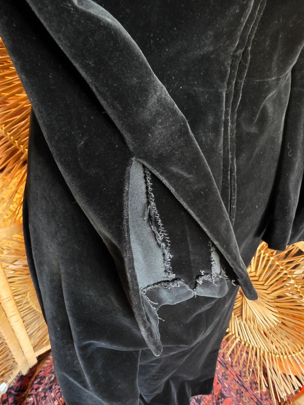 Vintage 50s / 60s Velvet Maxi Dress