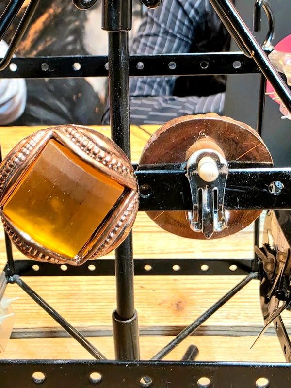 Vintage 60's/70's Clip-On Earrings