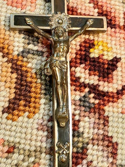 Vintage Antique French Pectoral Cross pendant