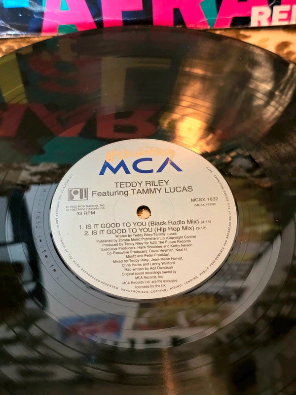 Aaron Hall/Teddy Riley – Don't Be Afraid Remix Vinyl Record